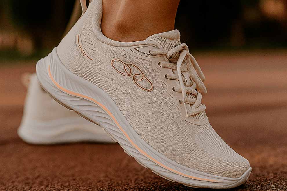 Tênis feminino confortável para corrida