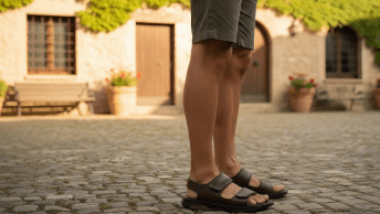 sandalia pegada masculina