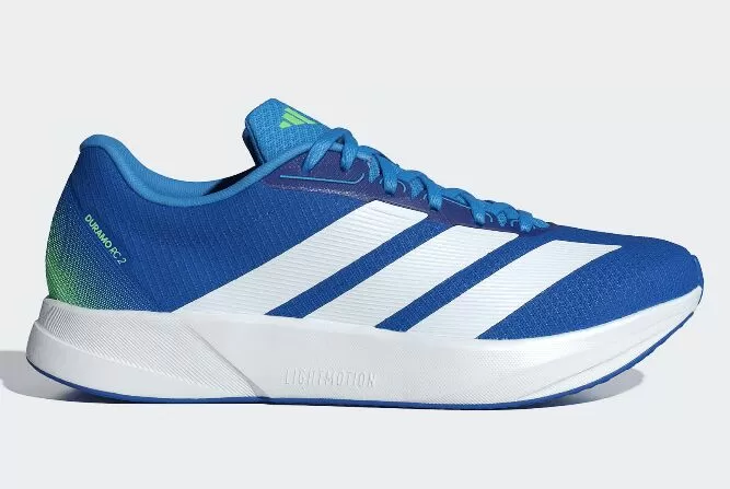 Tênis Adidas azul para corrida e desempenho esportivo